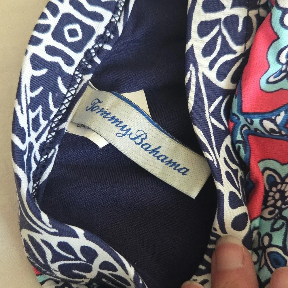 Tommy Bahama Navy Strapless Tankini/Tube Top, LNWOT, Size Small